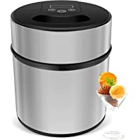 MVPower 2Litros Máquina de Helados-Sorbete y Yogur Congela en 20-40 Minutos，Máquina de Bajo Consumo 250W-21 x 21 x 23-3…